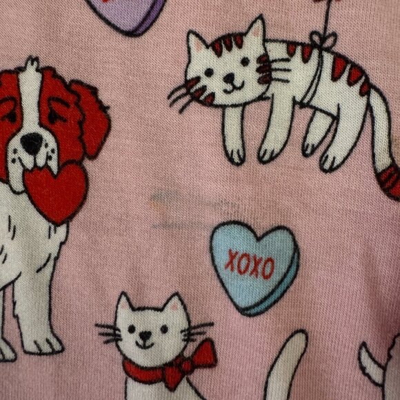 Little Sleepies Dog and Cat Furever Valentines Day PJs PLAY/FAIR Condition - Picture 2 of 6